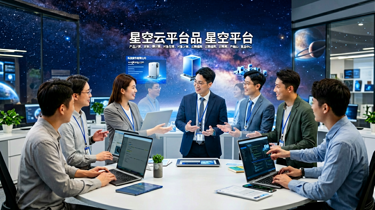 星空云平台产品界面展示企业级云计算服务能力